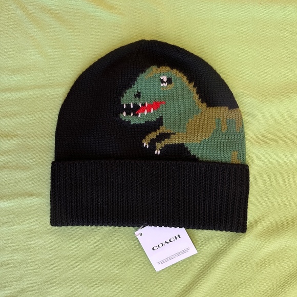 COACH REXY KNIT BEANIE:NWT REXY CO105 - Picture 2 of 5